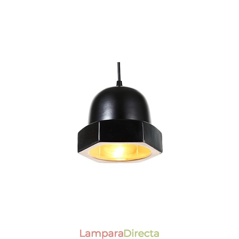 Lámpara colgante de cerámica estilo industrial vintage de Edison para decoración del hogar.