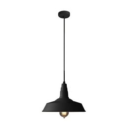 Lámpara colgante de metal con pintura vintage