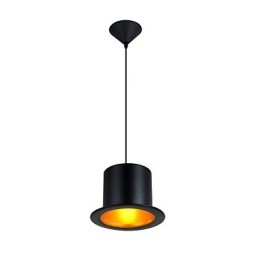 Lámpara colgante de metal con pintura retro para garaje