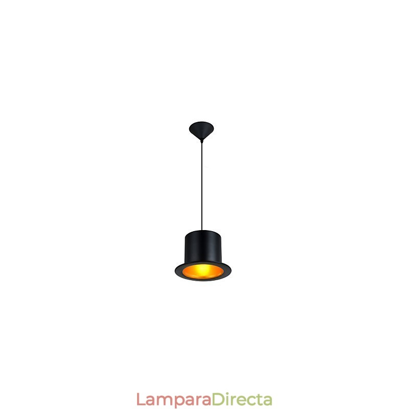 Lámpara colgante de metal con pintura retro para garaje