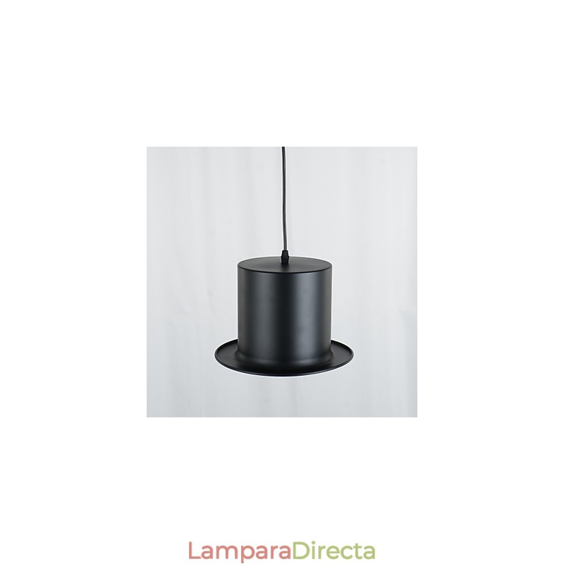 Lámpara colgante de metal con pintura retro para garaje