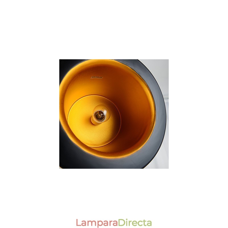 Lámpara colgante de metal con pintura retro para garaje