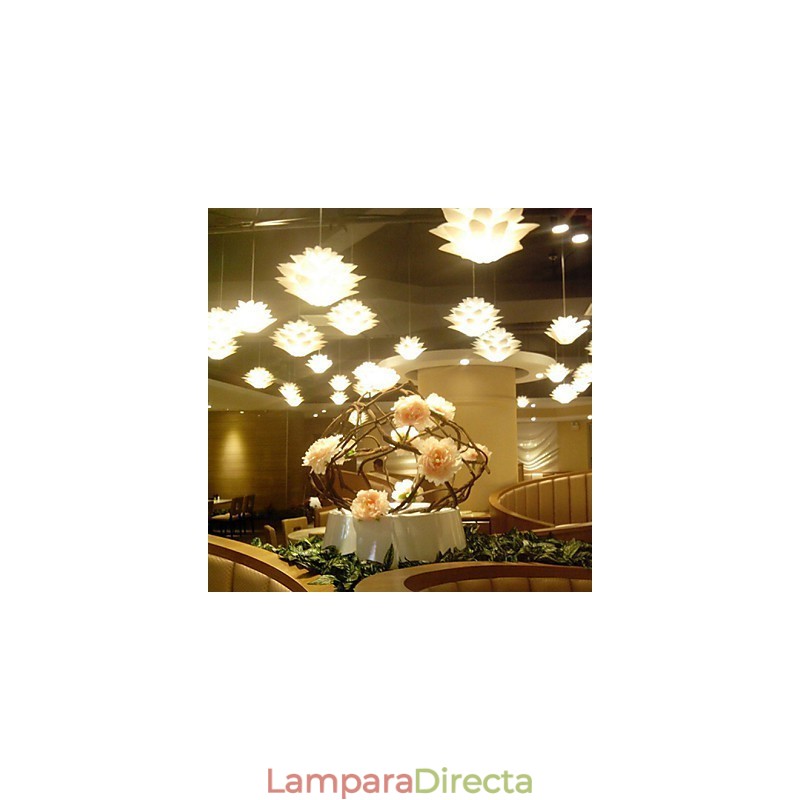 Lámpara colgante moderna de loto