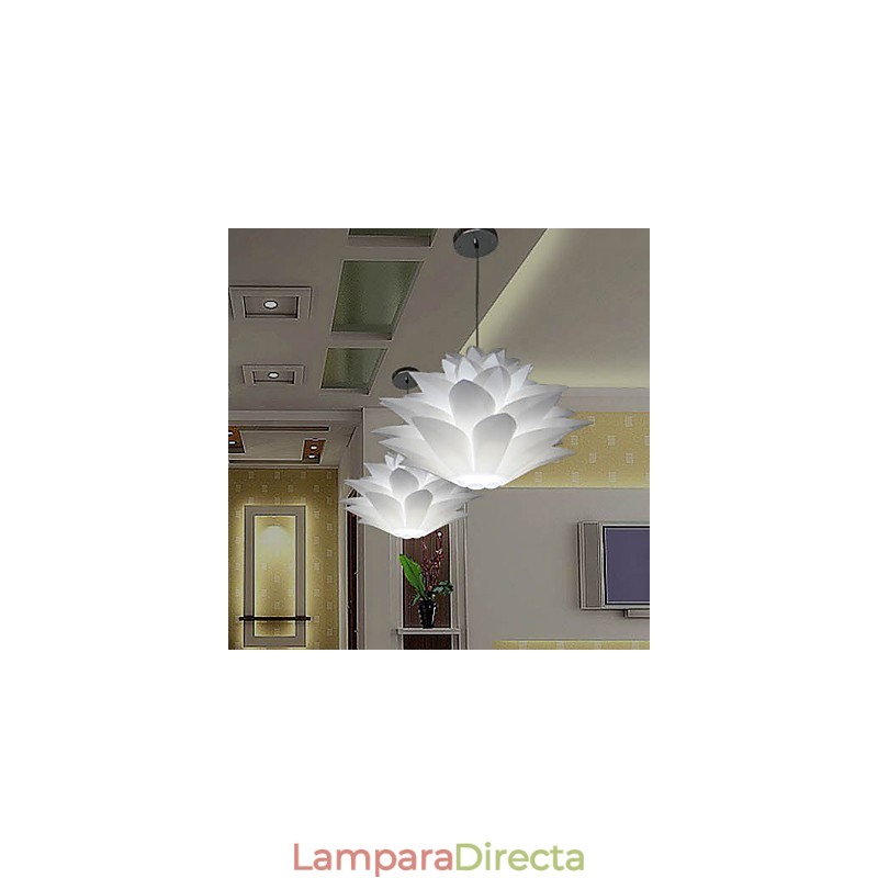 Lámpara colgante moderna de loto