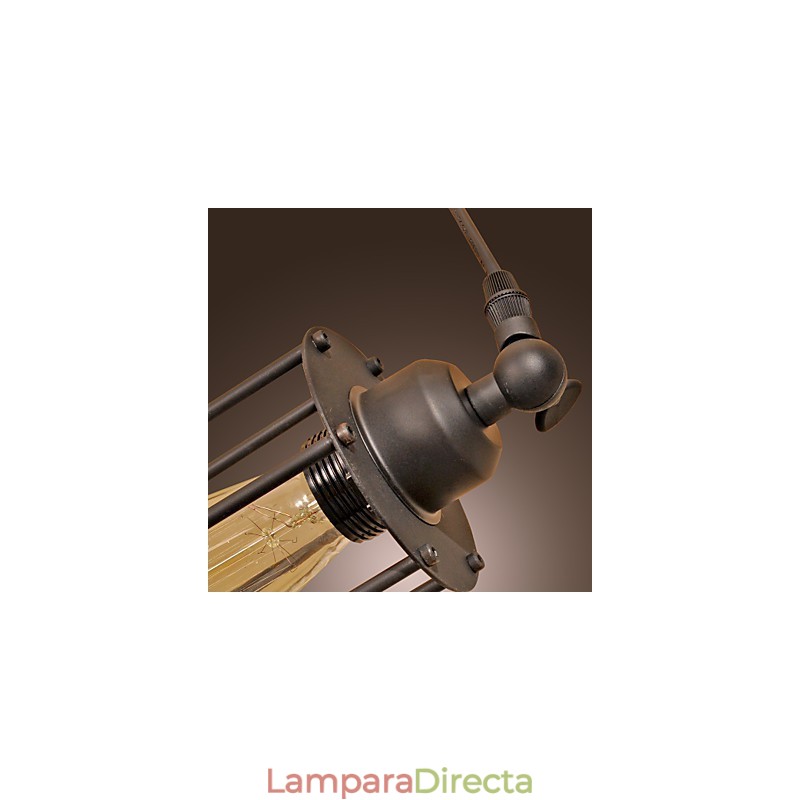 Lámpara colgante con pintura isleña clásica tradicional vintage