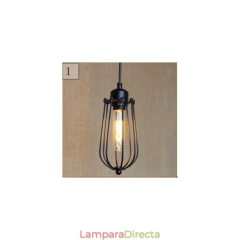Lámpara colgante de hierro forjado Ruralge