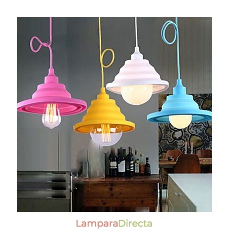 Lámparas colgantes modernas contemporáneas de plástico Lámparas colgantes modernas contemporáneas de plástico