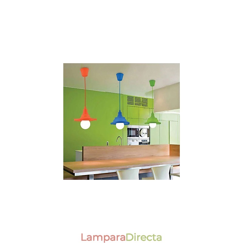 Lámparas colgantes modernas contemporáneas de plástico