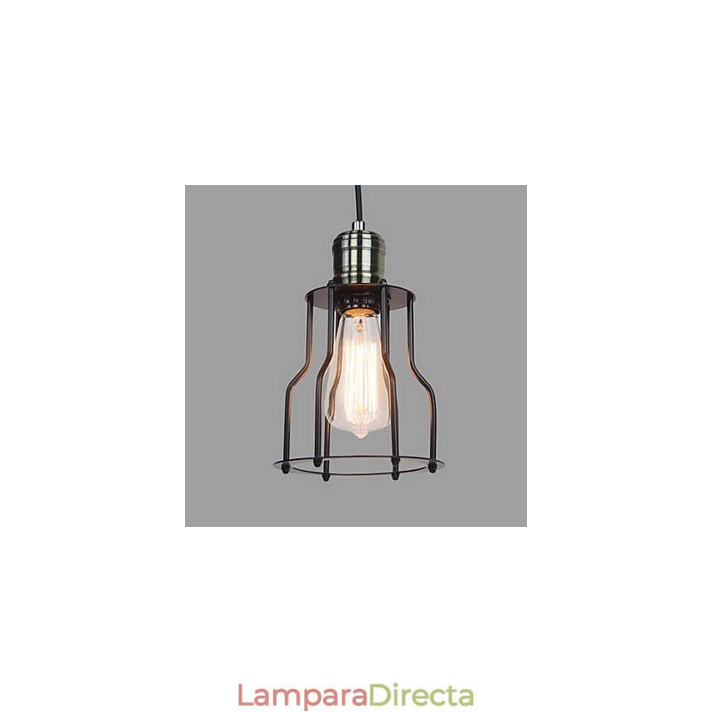 Lámpara colgante con pintura tradicional clásica vintage en estilo mini