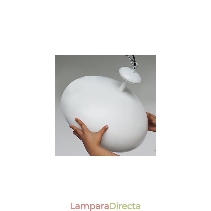 Lámpara colgante moderna contemporánea con pintura de cuenco retro