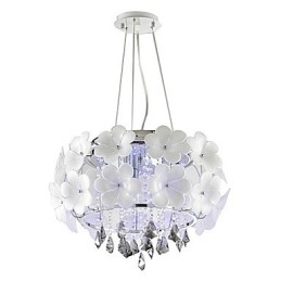 Lámpara colgante de cristal contemporánea moderna