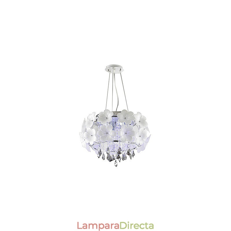 Lámpara colgante de cristal contemporánea moderna