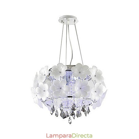 Lámpara colgante de cristal contemporánea moderna Lámpara colgante de cristal contemporánea moderna