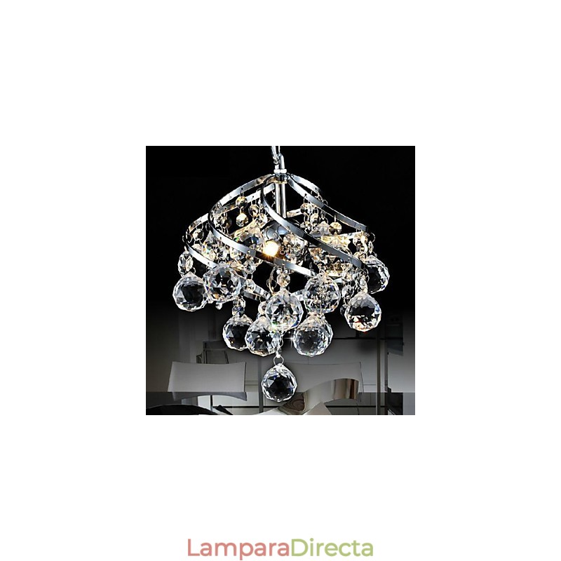 Lámpara colgante de cristal de lujo para comedor