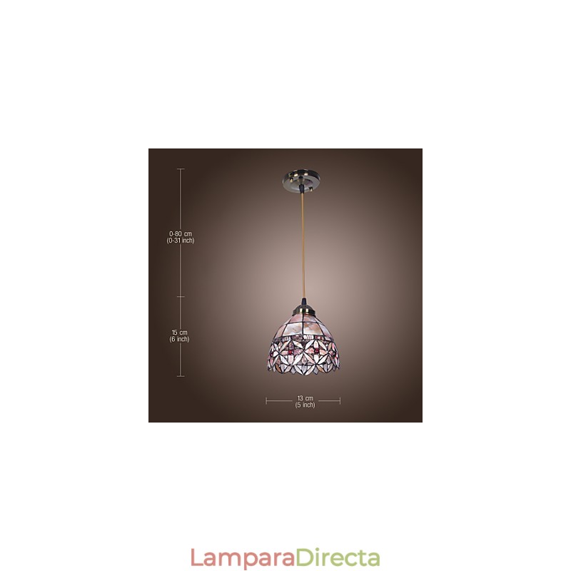 Lámpara colgante estilo mini cuenco