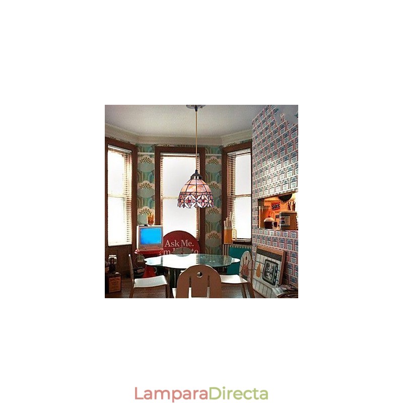 Lámpara colgante estilo mini cuenco
