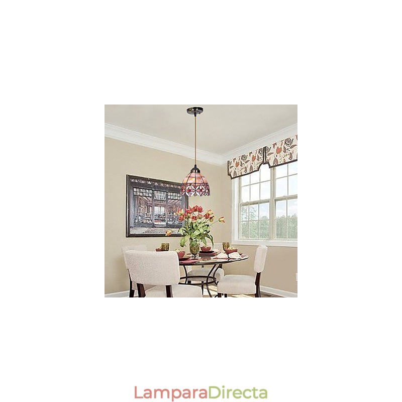 Lámpara colgante estilo mini cuenco