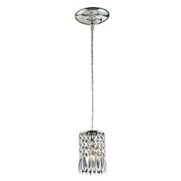 Lámpara colgante moderna contemporánea de cristal en estilo mini, galvanizada