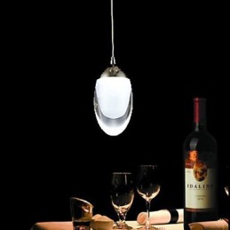 Lámpara colgante de cristal cromado estilo mini, moderna, contemporánea, tradicional, clásica y campestre.