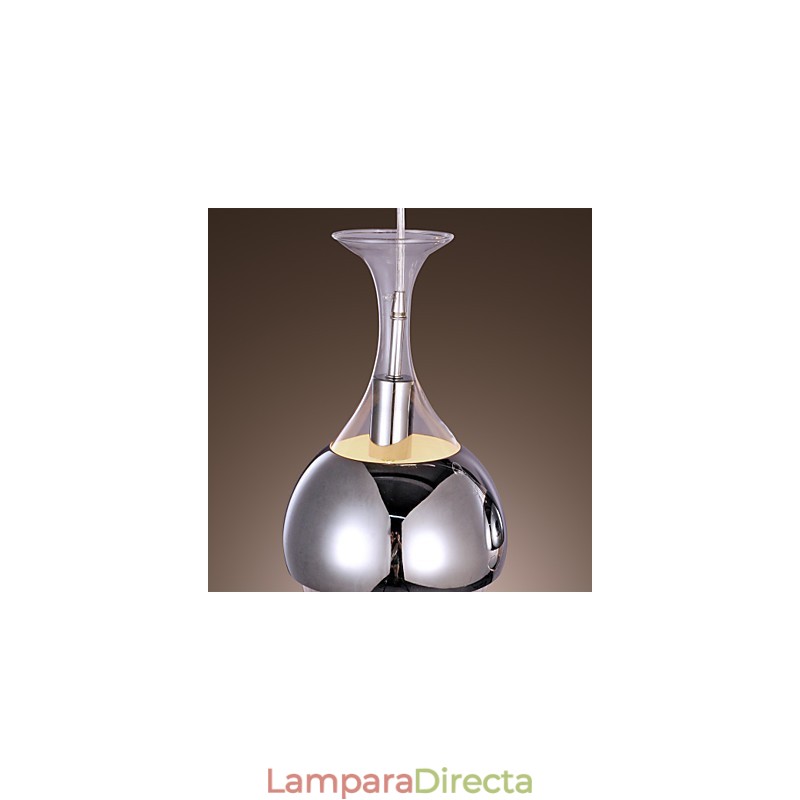 Lámpara colgante moderna y creativa de 3 luces en forma de copa