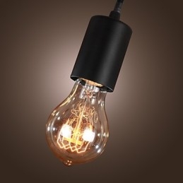 Lámpara colgante de 10 luces con diseño vintage y bombillas incluidas.