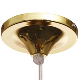 Lámpara colgante de metal estilo mini cuenco moderno y contemporáneo