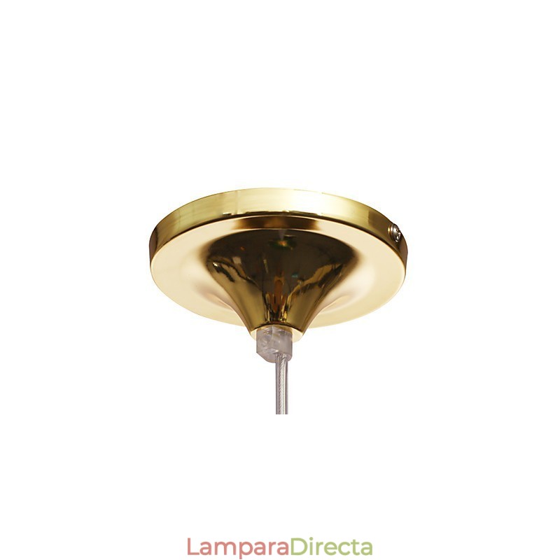 Lámpara colgante de metal estilo mini cuenco moderno y contemporáneo