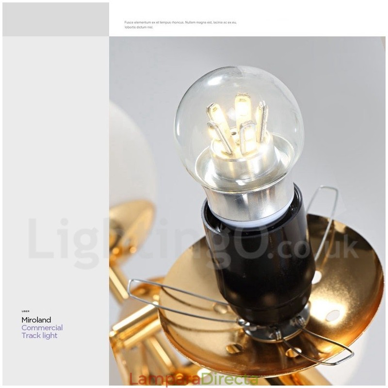 Lámpara de araña moderna contemporánea de 16 luces con pantalla de cristal y lámpara
