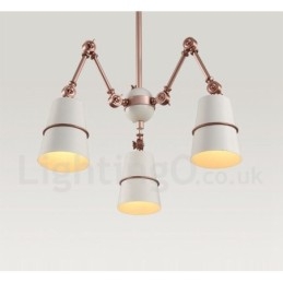 Lámpara de araña contemporánea moderna de 3 luces
