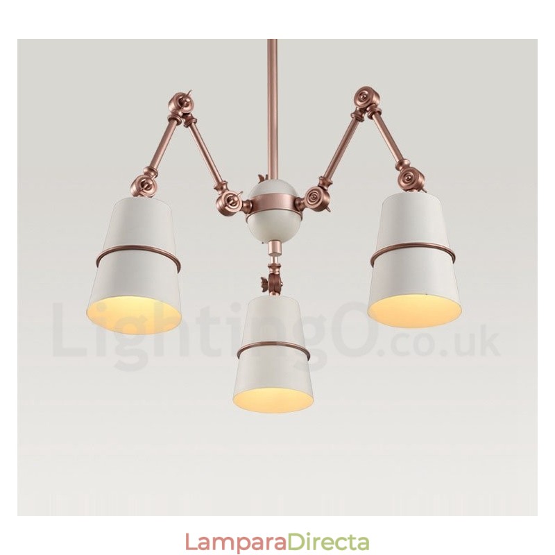 Lámpara de araña contemporánea moderna de 3 luces