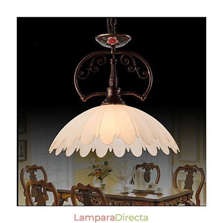 Lámpara colgante de arte retro pintada a mano Iluminación de lámparas Iluminación Lámpara colgante de arte retro pintada a mano Iluminación de lámparas Iluminación
