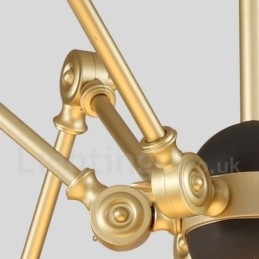 Lámpara de araña contemporánea moderna de 3 luces