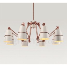 Lámpara de araña moderna contemporánea de 8 luces