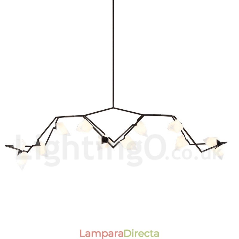 Lámpara de araña moderna contemporánea de 8 luces