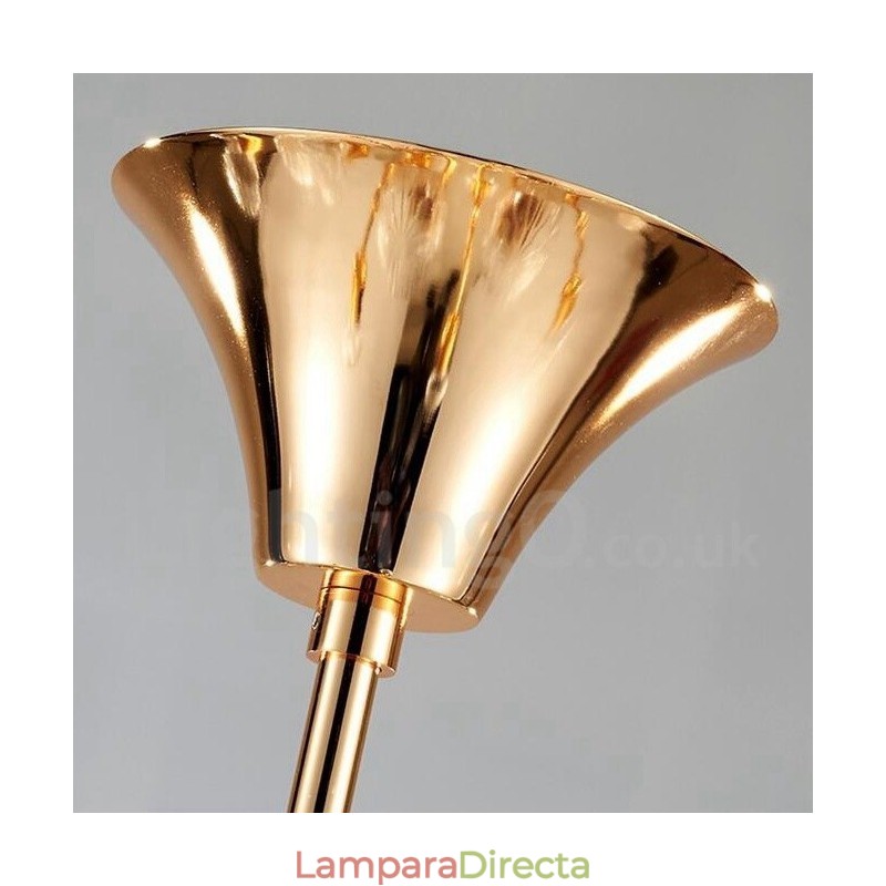 Lámpara de araña moderna contemporánea de 4 niveles y 16 luces