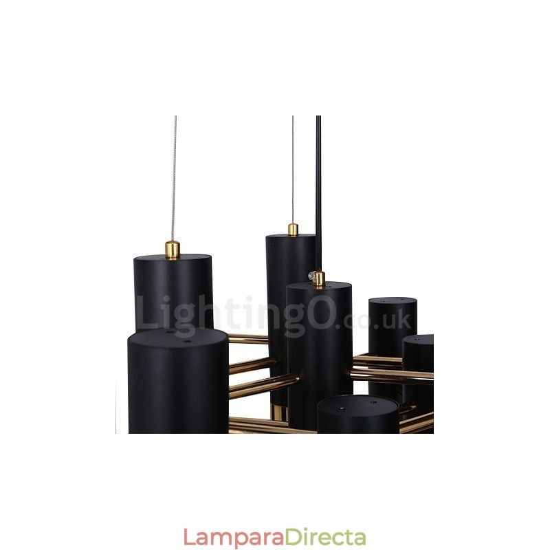 Lámpara de araña moderna contemporánea de 22 luces de un solo nivel