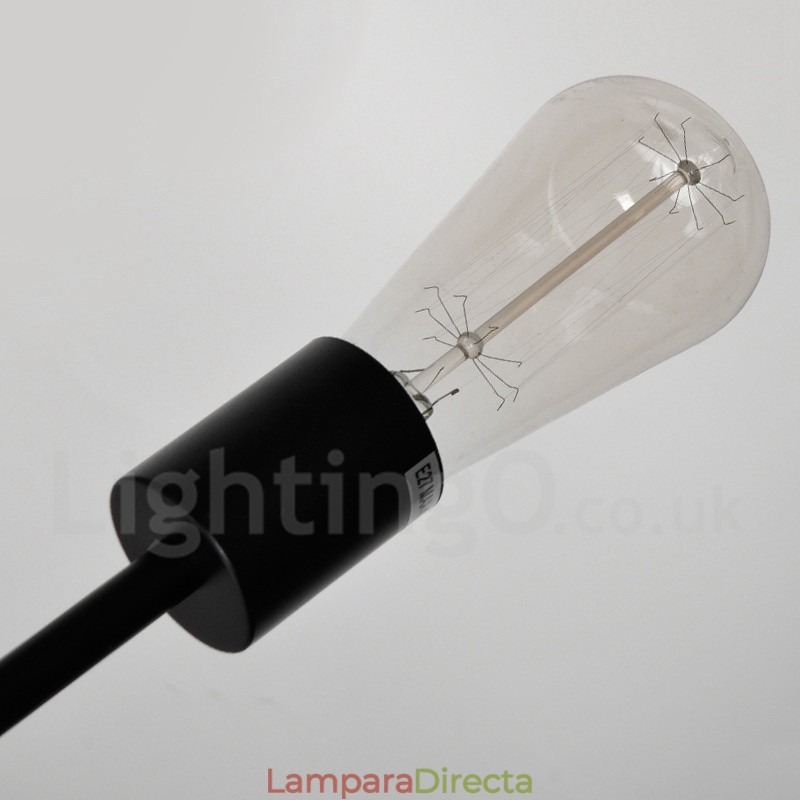 Lámpara de araña Sputnik retro vintage de 16 luces