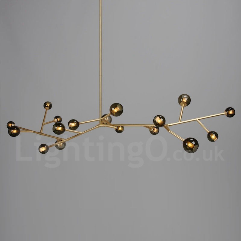 Lámpara de araña vintage de 17 luces