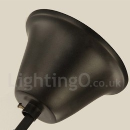 Lámpara de araña de un solo nivel de 6 luces estilo retro campestre