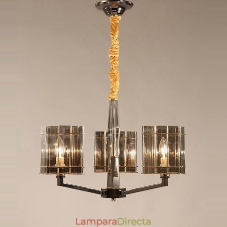 Lámpara de araña moderna contemporánea de un solo nivel de 3 luces Lámpara de araña moderna contemporánea de un solo nivel de 3 luces