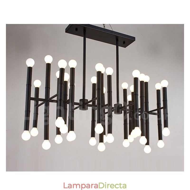 Lámpara de araña moderna contemporánea de 42 luces para iluminación