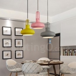 Lámpara colgante contemporánea moderna de 1 luz