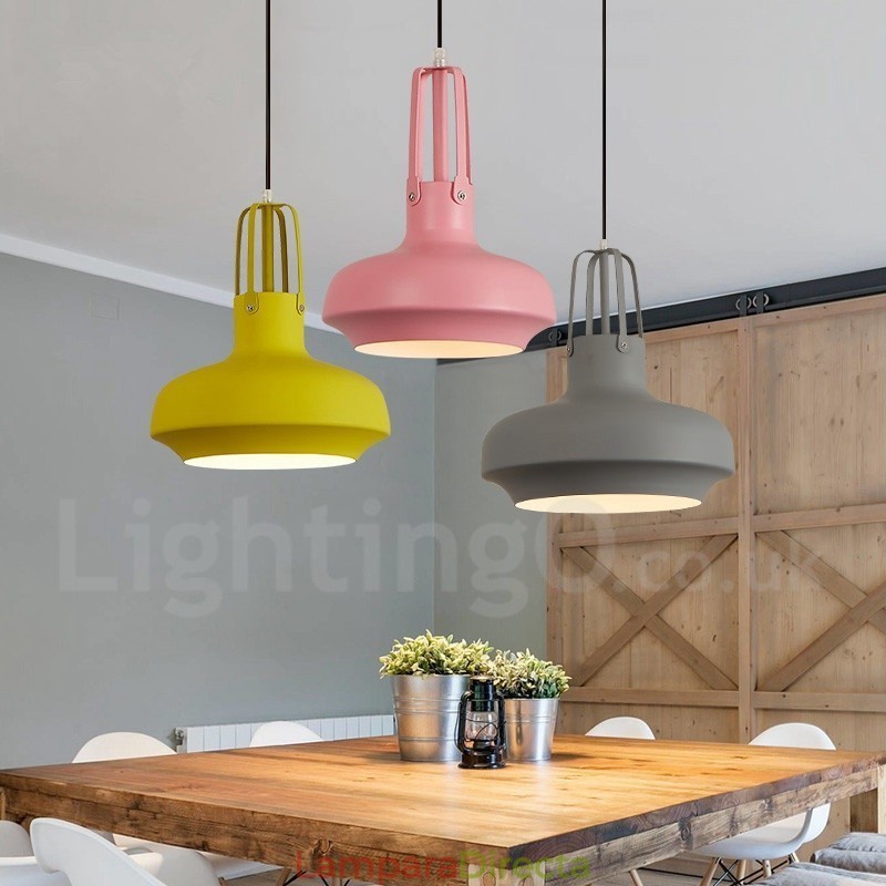 Lámpara colgante contemporánea moderna de 1 luz