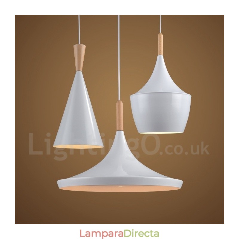 Lámpara colgante contemporánea moderna de 1 luz