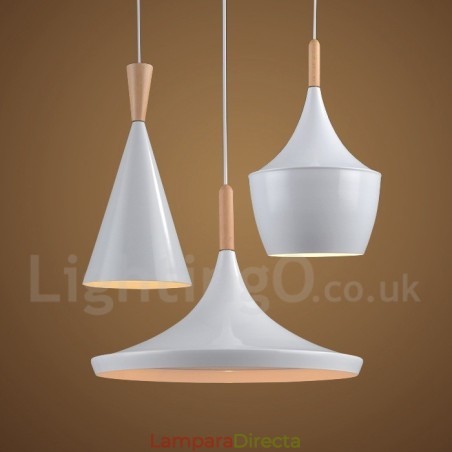 Lámpara colgante contemporánea moderna de 1 luz Lámpara colgante contemporánea moderna de 1 luz
