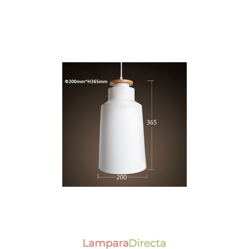 Lámpara colgante de metal contemporánea moderna