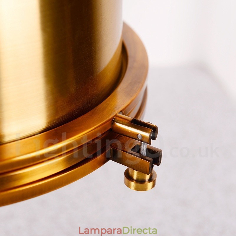 Lámpara colgante de metal vintage