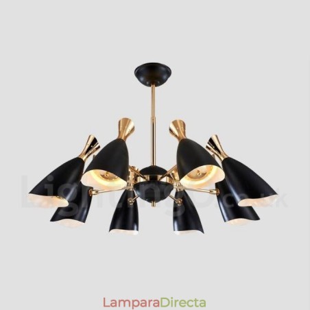 Lámpara de araña moderna contemporánea de 8 luces Lámpara de araña moderna contemporánea de 8 luces