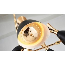 Lámpara de araña moderna contemporánea de 8 luces