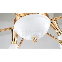 Lámpara de araña moderna contemporánea de 8 luces